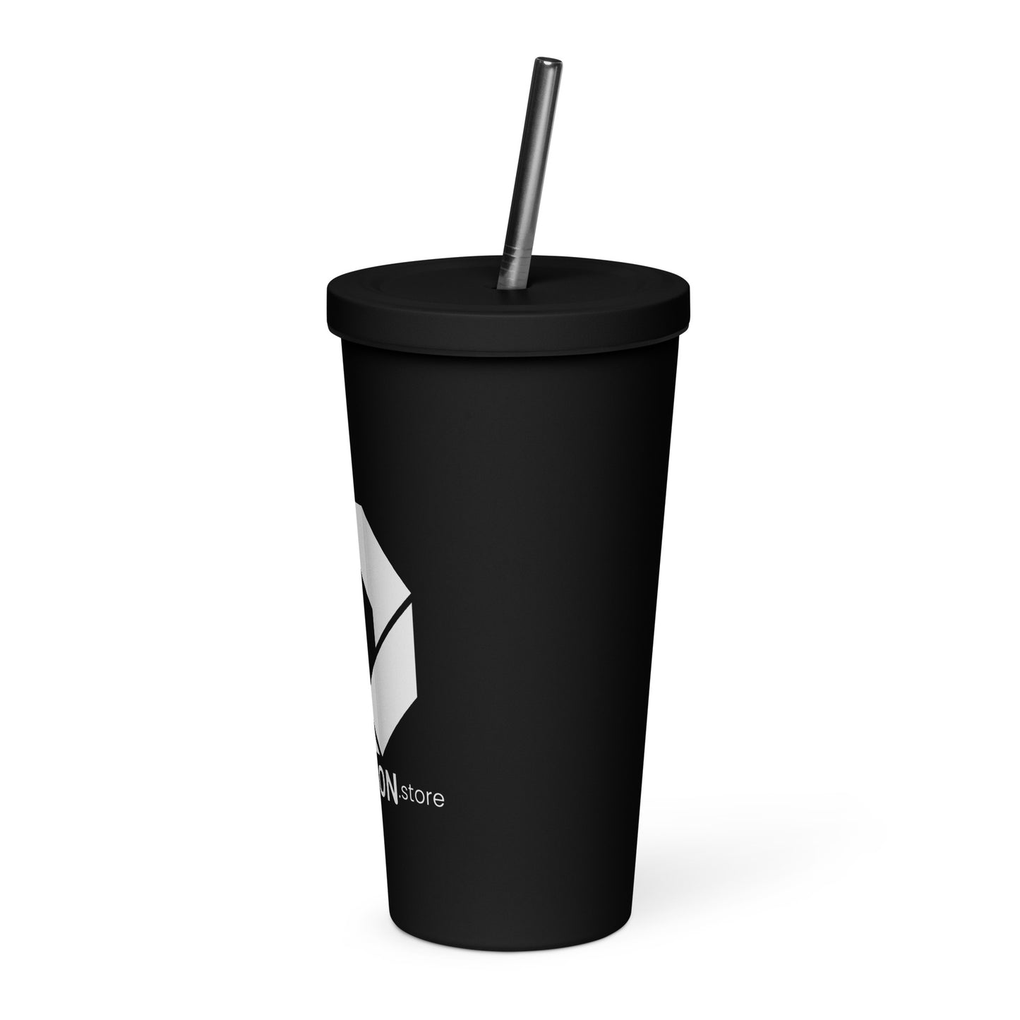 Octagon Tumbler With Straw