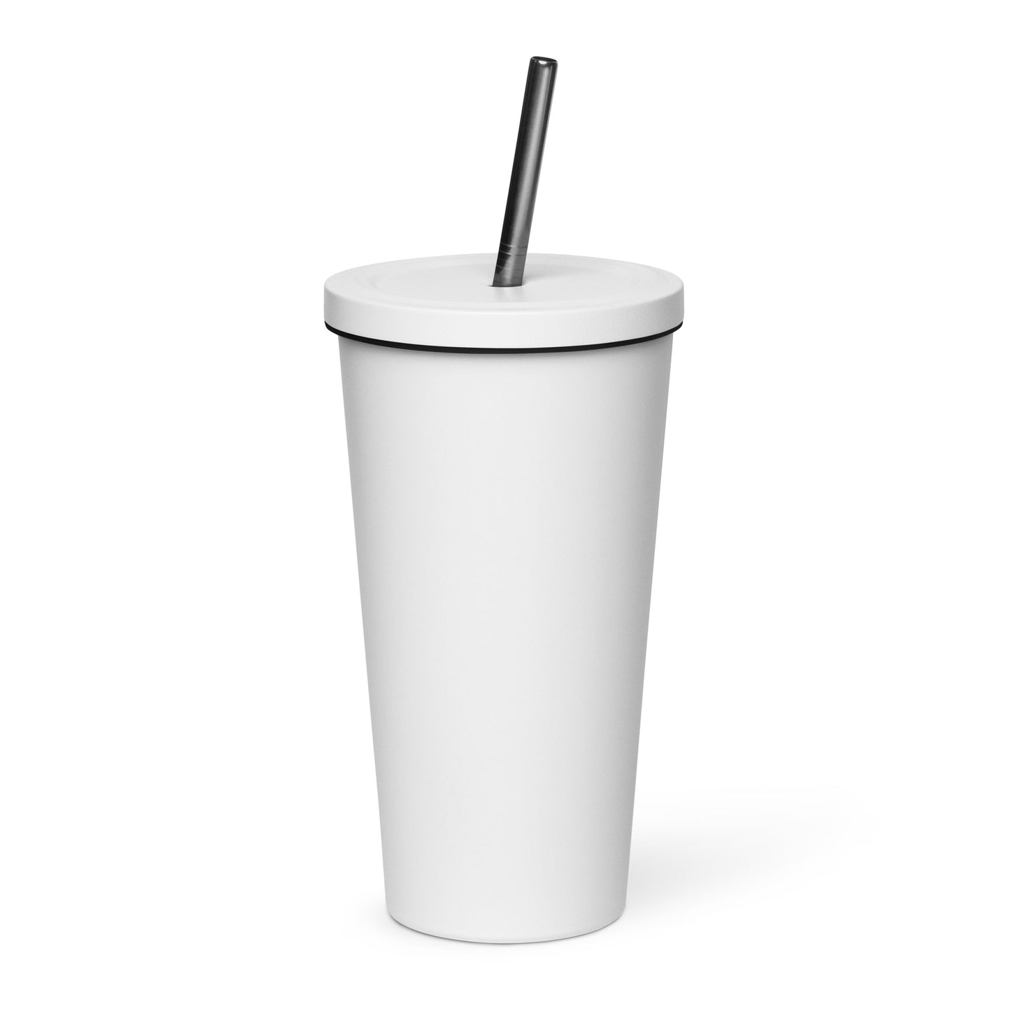 Octagon Tumbler With Straw