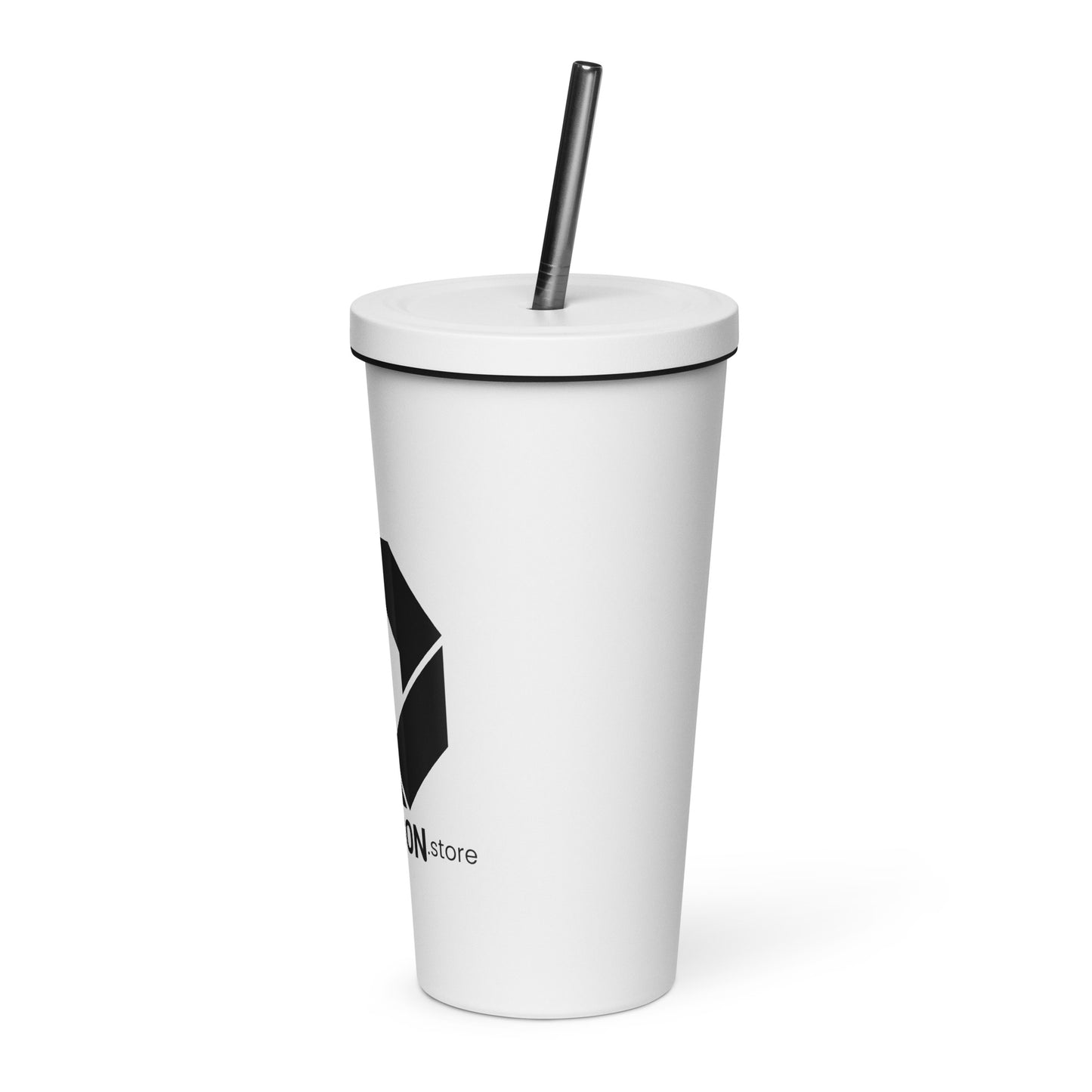 Octagon Tumbler With Straw