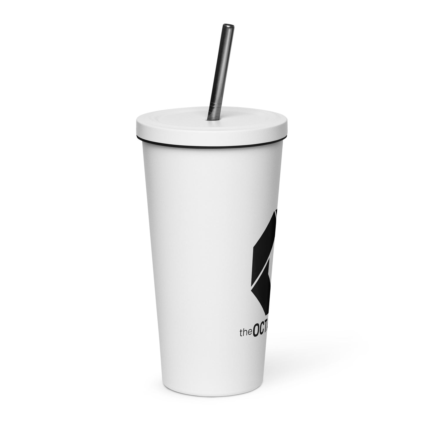 Octagon Tumbler With Straw