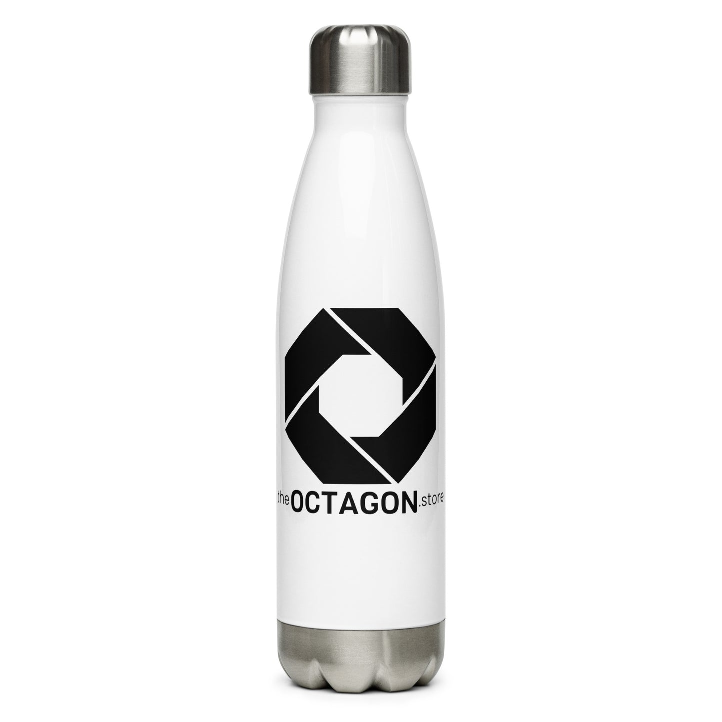 Octagon Steel Water Bottle